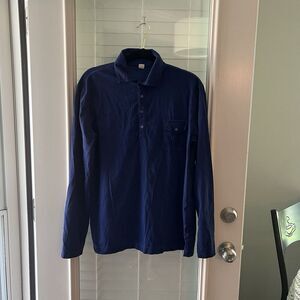 Une Men’s Pop Over Shirt Medium Made In Italy
